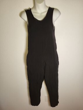 Altar Houseline Black Houseline Sleeveless Jumpsuit with Pockets size Small